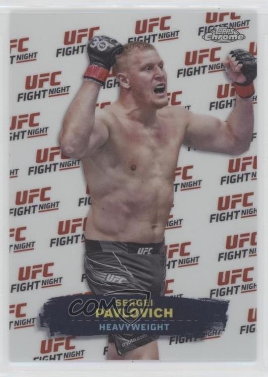 2024 Topps Chrome UFC UFC Fight Night Sergei Pavlovich #UFN-8 18n5
