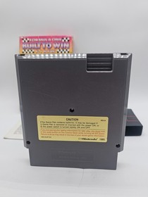 Formula One: Built to Win (Nintendo NES, 1990) CIB!
