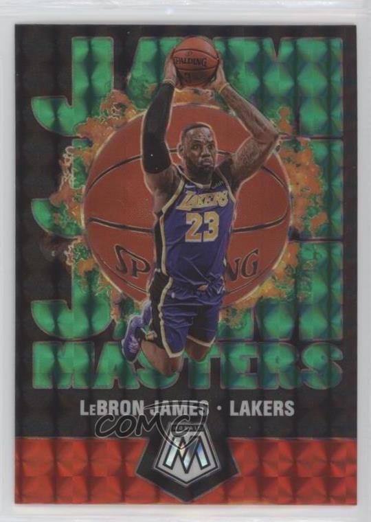 2019-20 Panini Mosaic Jam Masters Green Mosaic Prizm LeBron James #16 2z8