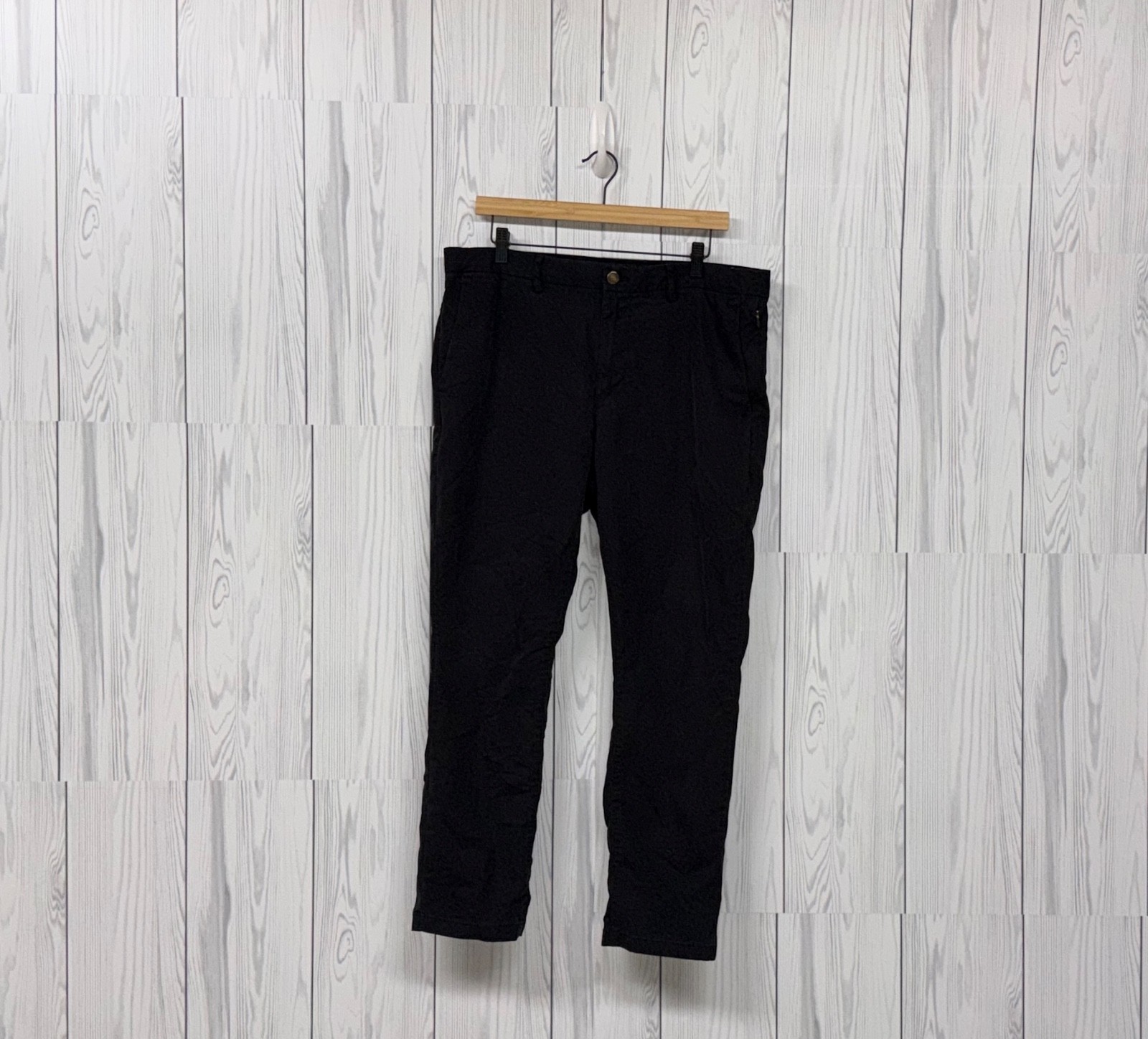 Old Navy pants mens size 36x30 ultimate tech slim straight built in flex black