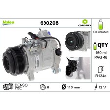 Kompressor Klimaanlage VALEO 690208 f�r BMW 6er X5