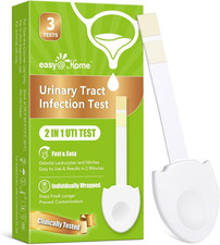 Urinary Tract Infection Test Strips - 3 Pack UTI Test for Women  Individually W