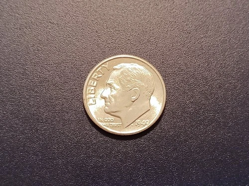 Gem BU 1949-D Roosevelt Dime