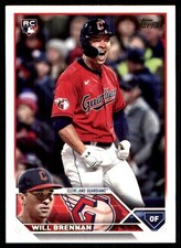 Will Brennan 2023 Topps #453 Guardians MLB READ FREE SHIPPING AutographDen