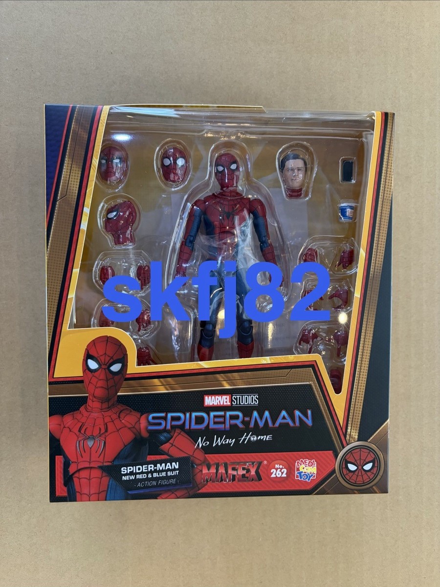 MEDICOM TOY MAFEX No.262 SPIDER-MAN NEW RED & BLUE SUIT No Way