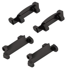 FitTurn Metal Watch Band AdapterClasp Connector Compatible 22mm x 22mm, Black