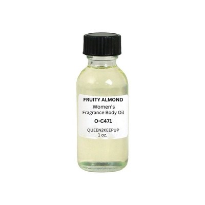 Fruity Almond (Women) Body Oil 1 oz Fragrance All Natural Scent