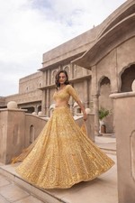 PARTY WEAR LEHENGA CHOLI INDIAN DESIGNER BOLLYWOOD LEHNGA WEDDING BRIDAL ETHNIC