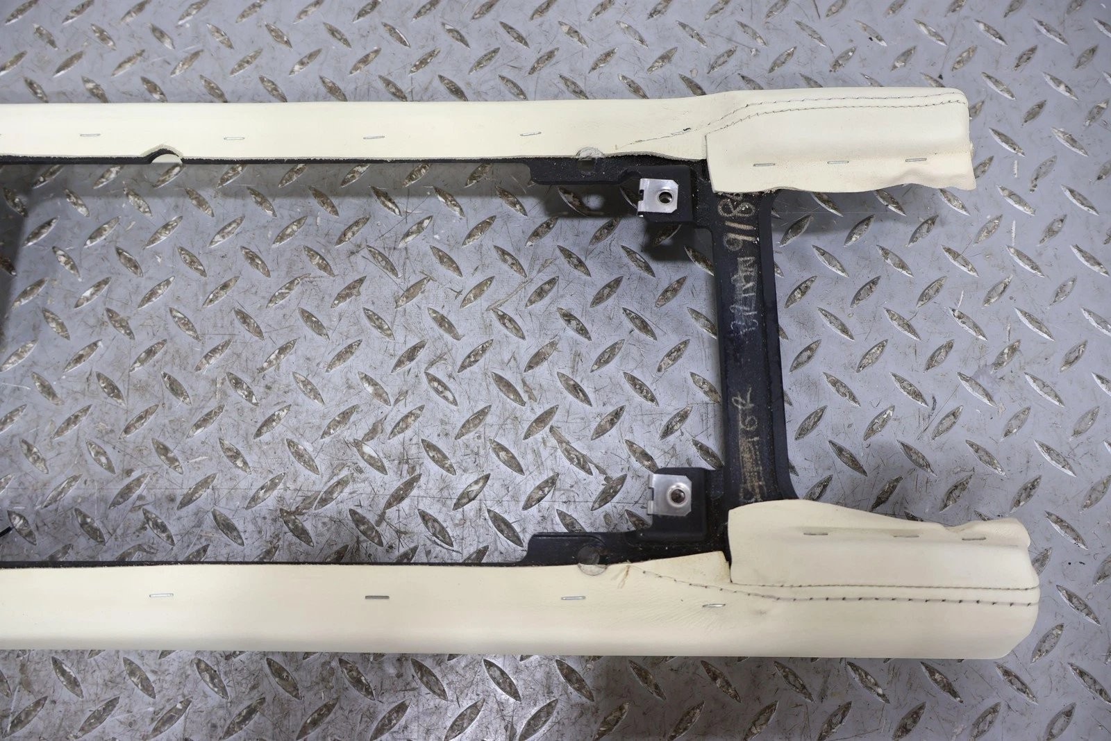 09 Aston Martin V8 Vantage Interior Floor Console Base (Cream Truffle Leather)