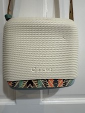 Obag tracolla Azteca e schiuma di mare verde