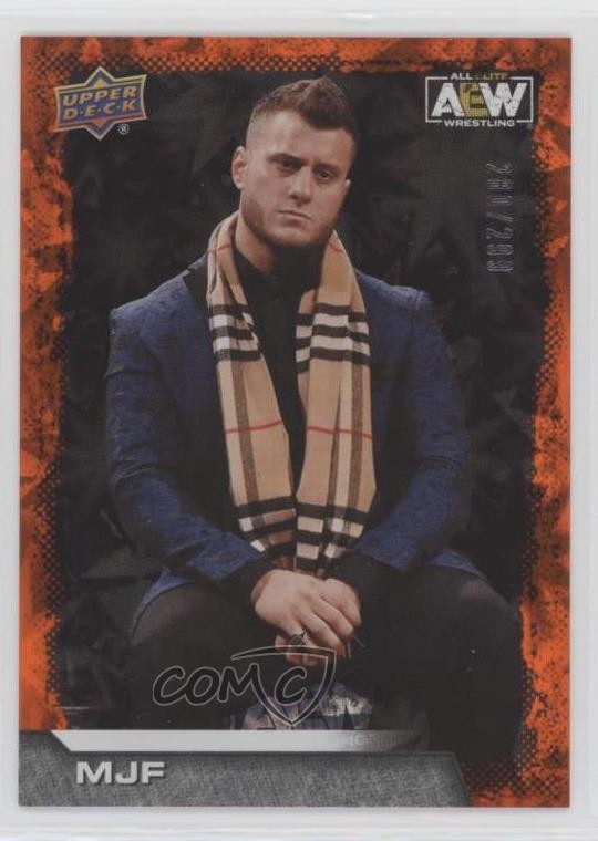 2022 Upper Deck AEW All Elite Wrestling Dynamite 280/299 MJF #3 0n3v