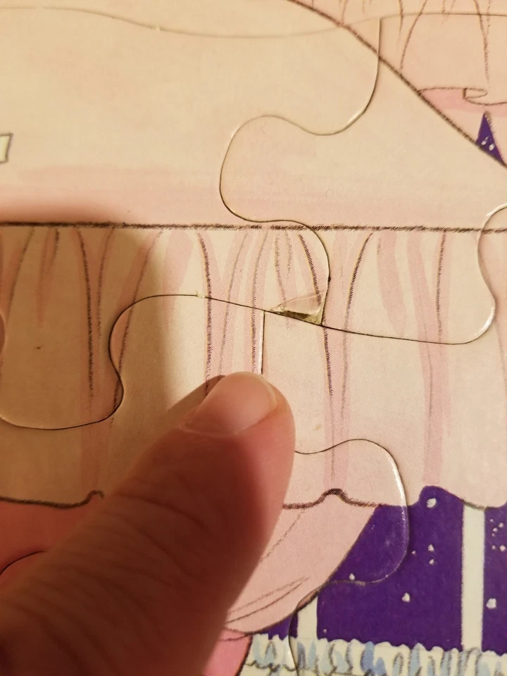 1985 Mattel Extra Thick Frame Tray Puzzle Golden Barbie Sleep over Party VINTAGE - Image 3 of 4