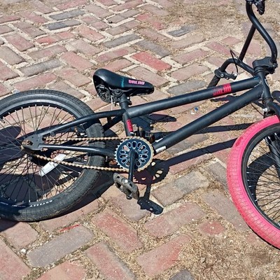 KENT DREAD BMX Bike 20in Black Red Steel Frame Caliper Brakes | eBay