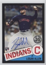 2020 Topps 1985 Topps Baseball Auto Black 95/199 Logan Allen #85A-LA Auto 0cx3