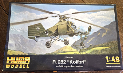 Flettner Fl 282 ''Kolibri'' Aufklärungshubschrauber by Huma Modell |No. 6500| 1:48