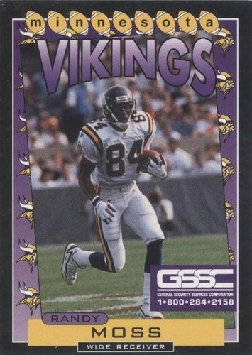 1998 Ultra Randy Moss ROOKIE Card #207 PSA 8 Minnesota ￼Vikings