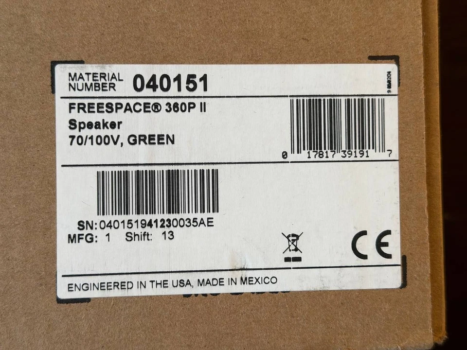 Alto-falante externo Bose FreeSpace 360P Series II - Verde NOVO NA CAIXA FRETE GRÁTIS - Imagem 2 de 4