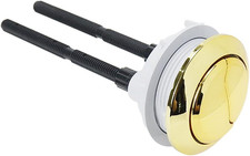 1PCS Gold Toilet Tank Button 48mm Dual Flush Toilet Water Tank Push Button Repla