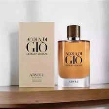 GIORGIO ARMANI ACQUA DI GIO ABSOLU EAU DE PARFUM 4.2 Oz / 125ml.