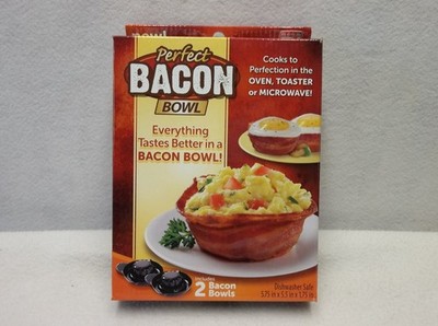 Bacon Bowl Maker - As Seen on TV - Acrylic - Black