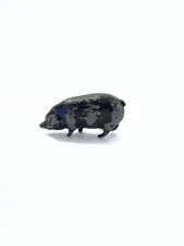 Vintage Britain’s Painted Lead Black Farm Pig (209) 