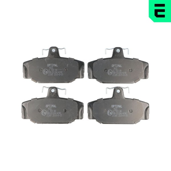 Optimal Bremsbelagsatz Scheibenbremse BP-09601 FüR Volvo V70 745 850 744 940 740-image