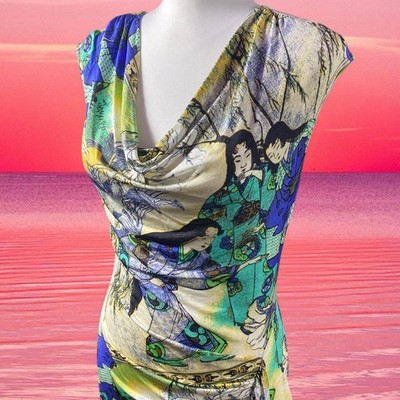 Vintage Y2K/90s Cache Asymmetrical Tank