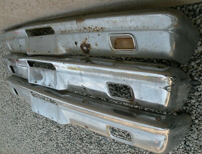 1964 Ford Fairlane Front Triple Chrome Plated Impact Bumper X