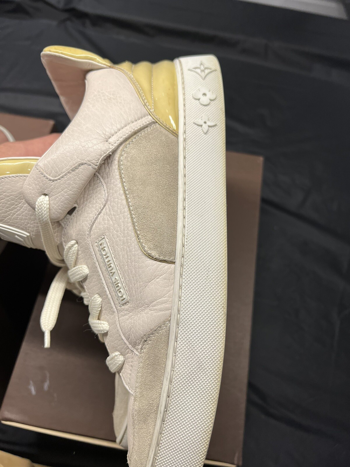LV KANYE WEST Patchwork, Creme Don, Anthracites. 3 pairs. BEST PRICE on ebay!!! image 10
