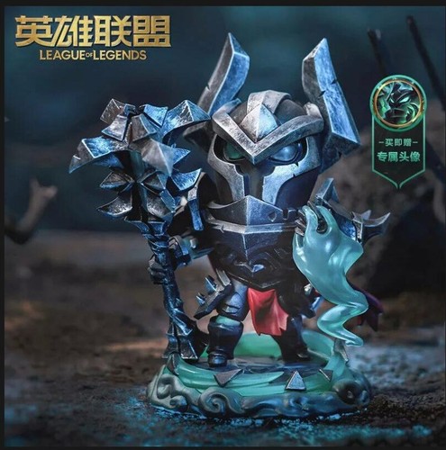 LOL Official League of Legends Mordekaiser Figure LED Light Statue 5.3in Boxed