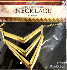 Egyptian Gods And Goddesses Gold Necklace Collar Accessories