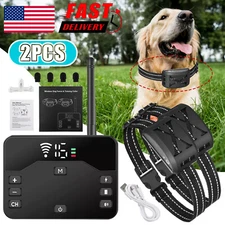Electric Fence for Dogs 2 in 1 Wireless Dog Fence Collar Pet Containment System