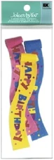 Kiddie Birthday Banners, scrapbook 3D embellishment Jolee's by You JJCC003