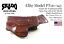 thumbnail 10  - SHADO Leather Holster USA Elite Model PT111-143 Right Hand Brown IWB Taurus 