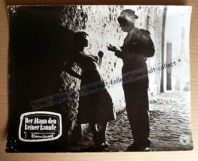 MANN DEN KEINER KANNTE * AUSHANGFOTO #6 - German L C ´57 MATURE, EKBERG, HOWARD