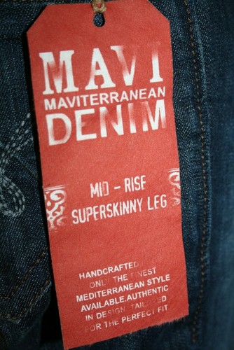 Vaqueros mavi SOPHIE 10704-4190 DRKBRSHDMNSNSTR cintura media super ajustados nuevos - Imagen 5 de 7