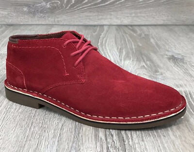 Kenneth Cole Reaction Men\'s Red Suede Desert Sun Chukka Boots Size 9 Kenneth Cole Reaction Men main image 4