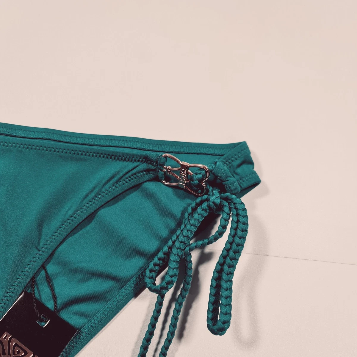 Biba Womens Bikini Bottoms Blue 12 UK Layla Tie Side Swimming