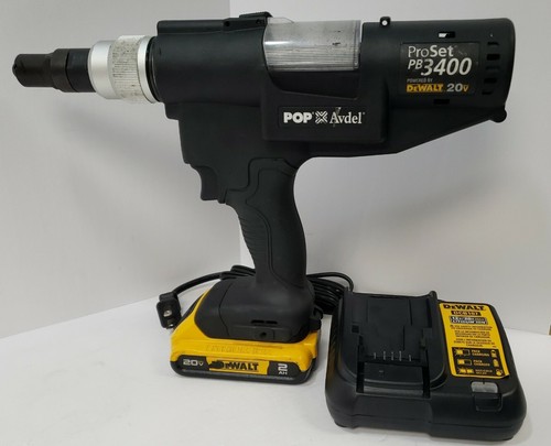 POP Avdel ProSet PB3400 Dewalt 20V 