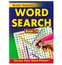 Pack 4 Libros Word Search A5 Letra Grande | 152 Páginas | WF Graham | 2024 | Enigmas