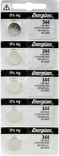 5 Energizer 344 SR1136SW Silver Oxide Watch Batteries 1.55V FREE W/Tracking