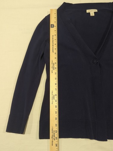 Coldwater Creek Strickjacke Langarm dunkelblau Pullover Damengröße Medium 10-12 - Bild 11 von 21