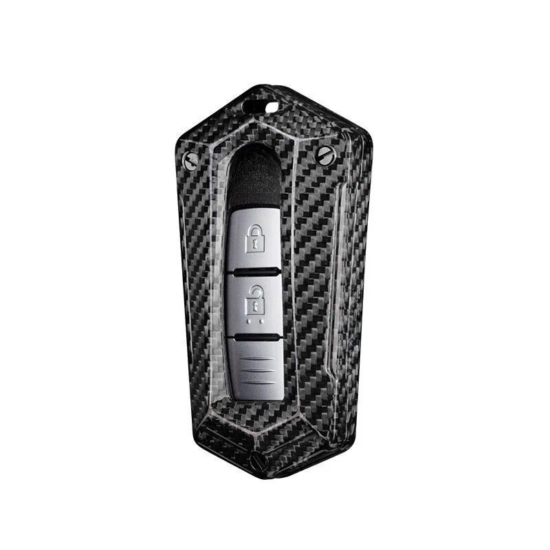 Чехол для автомобильного ключа из углеродного волокна для Nissan Teana 370Z Rogue Sentra Titan Altima - Изображение 4 из 4
