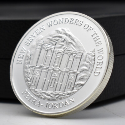 Jordan Petra New Seven Wonders of World Metal Gift Collect Medal