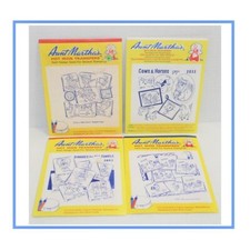 Vintage Aunt Martha's Hot Iron Transfers Animals Needlepoint Embroidery Lot of 4