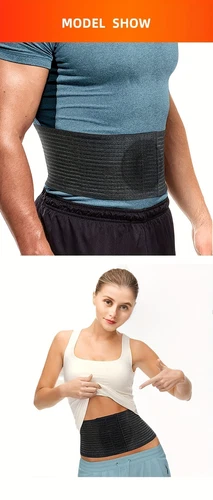 New Umbilical Hernia Belt, Abdominal Support And Compression Pad For Men &women - Picture 18 of 21