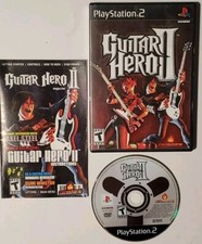 Guitar Hero II - PlayStation 2 PS2 Black Label - CIB COMPLETE - TESTED