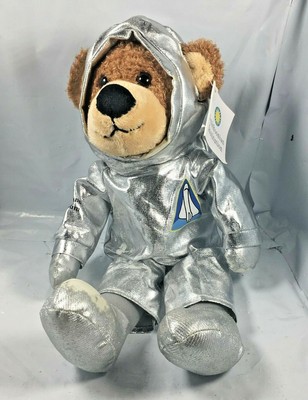 teddy bear space suit
