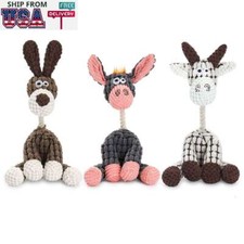 For Aggressive Chewers With Chew Pet Toys Dog Chew Toy Squeaky Plush Dog Toy US