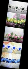 Rosebuds & Daisy Venise lace 3yd Gorgeous Holiday Trim Assortment Color Applique